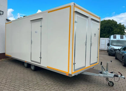 6,00 - m Büro-Anhänger mit Küchenzeile und WC