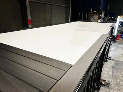 6 m schwarzer Containerpool