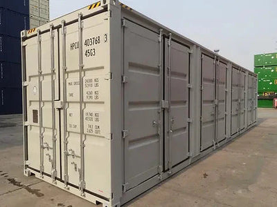 40 Fuß HC Container mit 4 Seitentüren – Gebraucht