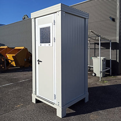 Sanitärblock s1 mit wc und waschbecken