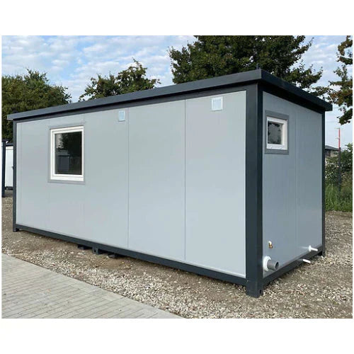 Bürocontainer 6,00 x 2,40 m mit Toilette, Dusche und Küche