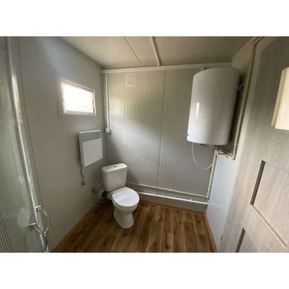 Bürocontainer 6,00 x 2,40 m mit Toilette, Dusche und Küche